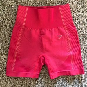 Gymshark Ultra Seamless Shorts in Pink size Small